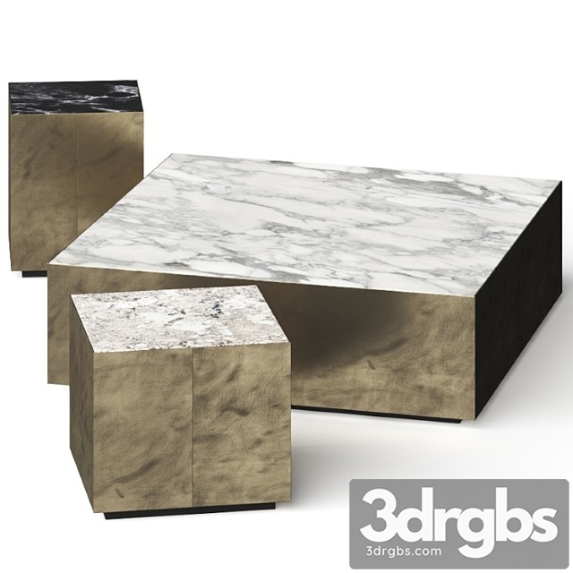 Meridiani belt coffee tables - thumbnail 1