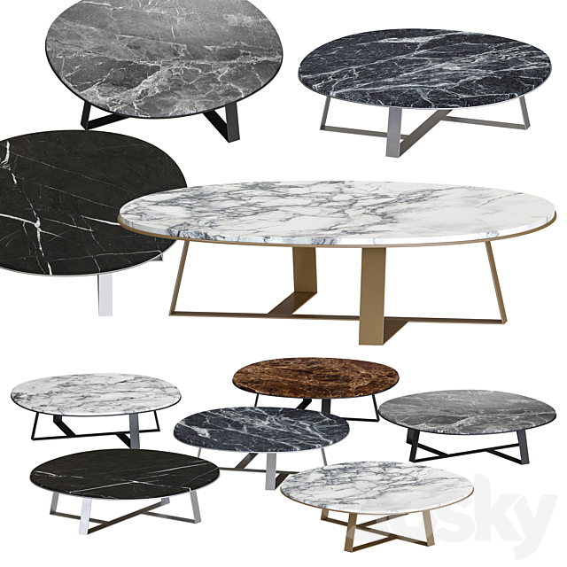 MERIDIANI JUDD coffee table 3DSMax File - thumbnail 1