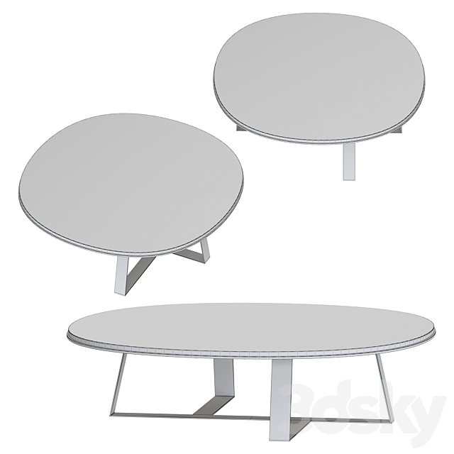 MERIDIANI JUDD coffee table 3DSMax File - thumbnail 2