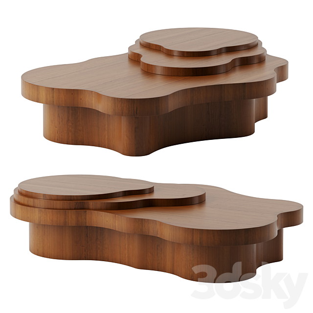 Mesa Coffee Table by T.H. Robsjohn-Gibbings 3DSMax File - thumbnail 1