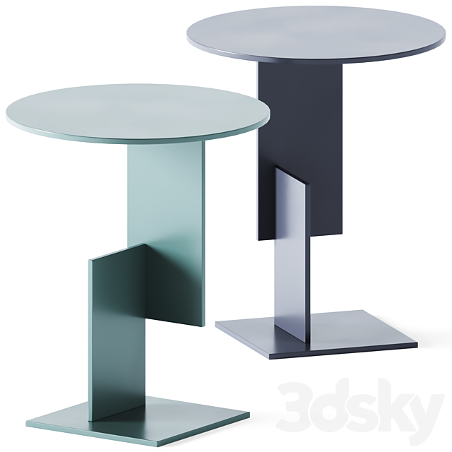 Metal Coffee Table Don Gerrit by Glas Italia 3DSMax File - thumbnail 2