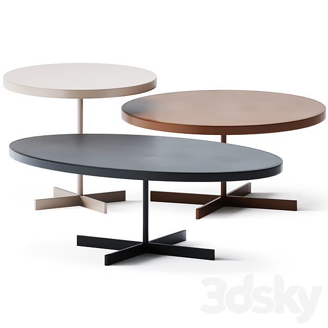 Metal Coffee Tables Cerasarda by Talk 3DSMax File - thumbnail 1