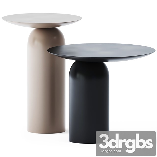 Metal side table disco by basta - thumbnail 1