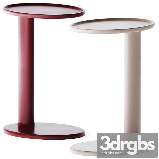 Metal side table oliver by flexform - thumbnail 1