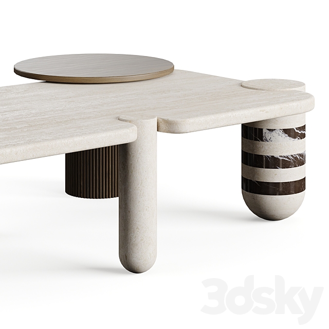 Mezzo Edith Center Table 3ds Max - thumbnail 3