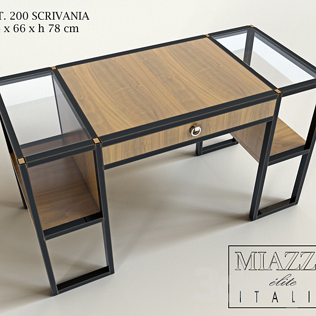 Miazzo ART. 200 SCRIVANIA 3DS Max Model - thumbnail 1