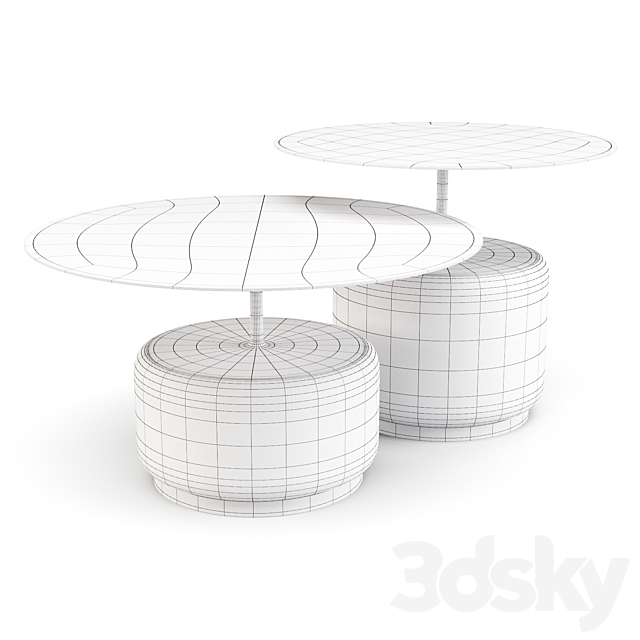 Midj: Bloom – Coffee Tables 3DSMax File - thumbnail 4