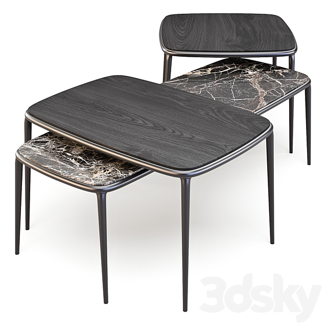 Midj: Lea – Coffee Tables 3DSMax File - thumbnail 1