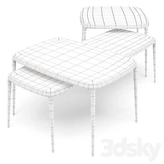 Midj: Lea – Coffee Tables 3DSMax File - thumbnail 3