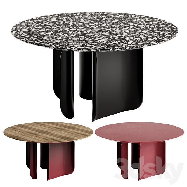 Miniforms BARRY Dining table (9 models) 3DSMax File - thumbnail 1