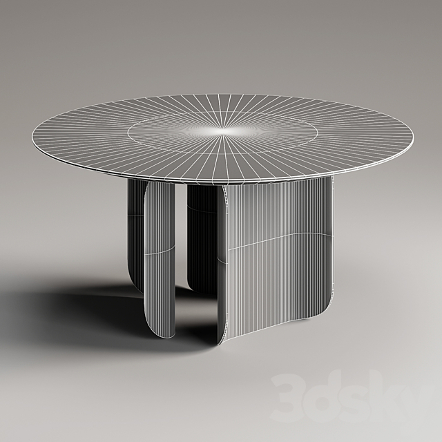 Miniforms BARRY Dining table (9 models) 3DSMax File - thumbnail 5