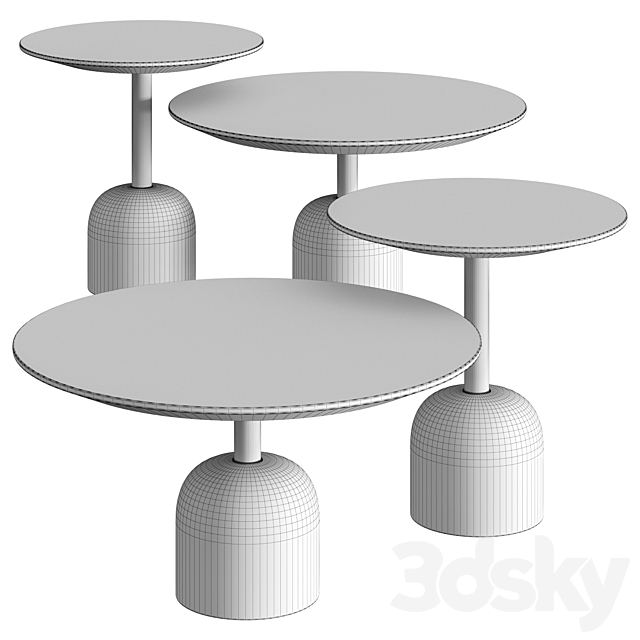 Miniforms Illo Coffee Tables 3DSMax File - thumbnail 2