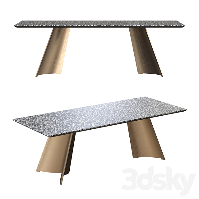 Miniforms Maggese Dining Table 3DSMax File - thumbnail 1