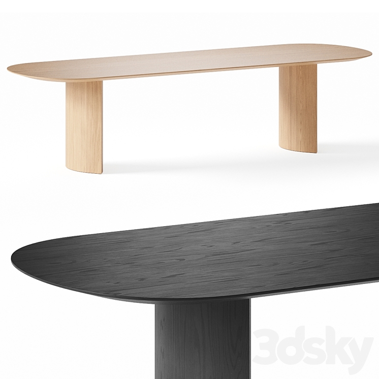 Miniforms Plauto Dining Table 3DS Max Model - thumbnail 1