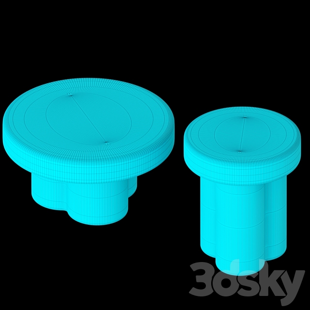 Miniforms Soda Coffee Tables 3DS Max Model - thumbnail 2