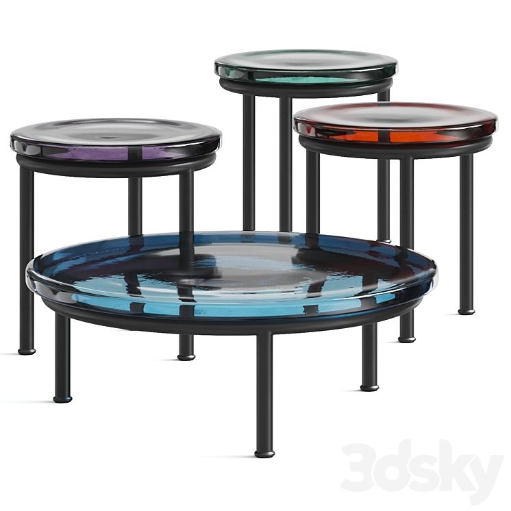 Miniforms Zigo Coffee Tables 3DS Max - thumbnail 1