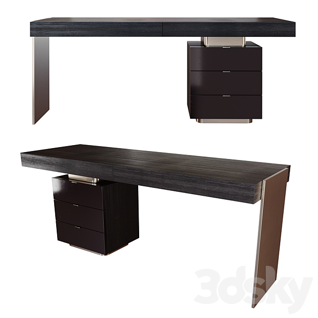 Minotti _ Carson Writting Desk 3DSMax File - thumbnail 1