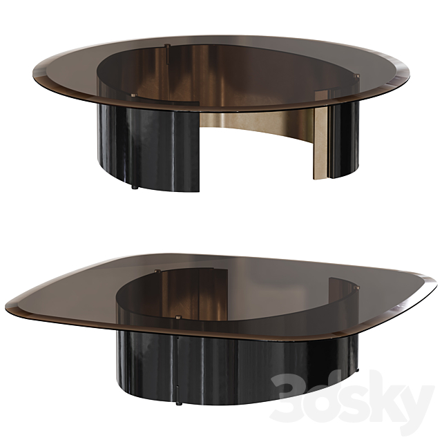 Minotti bangle 3DS Max Model - thumbnail 4