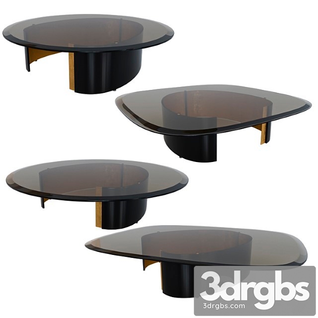 Minotti Bangle Set Tables 3dsmax Download - thumbnail 1