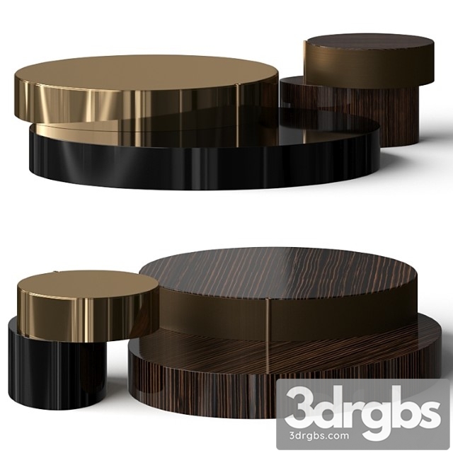 Minotti benson coffee table set - thumbnail 1