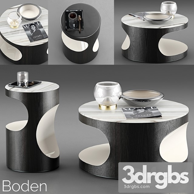 Minotti boden coffee tables 2 3dsmax Download - thumbnail 1