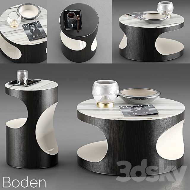 Minotti Boden Coffee Tables 3DSMax File - thumbnail 1