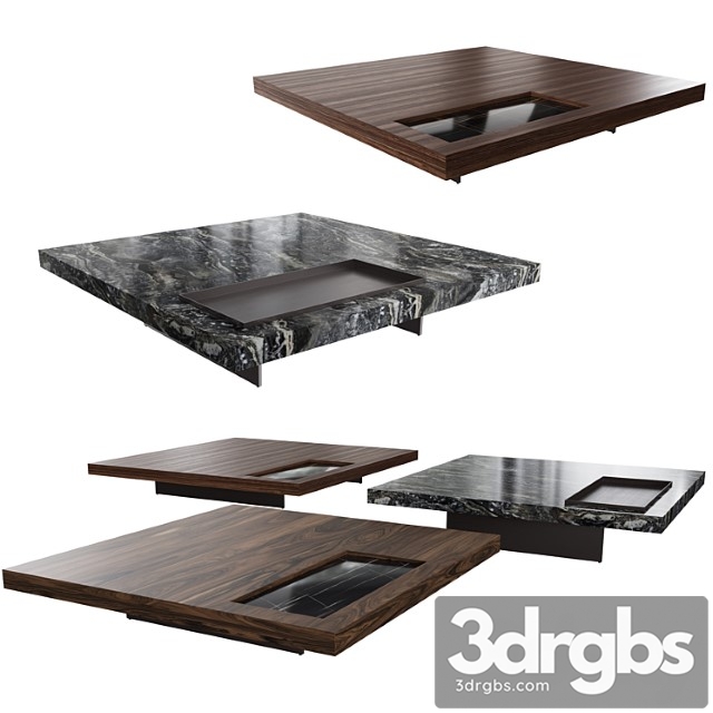 Minotti boteco coffee tables - thumbnail 1