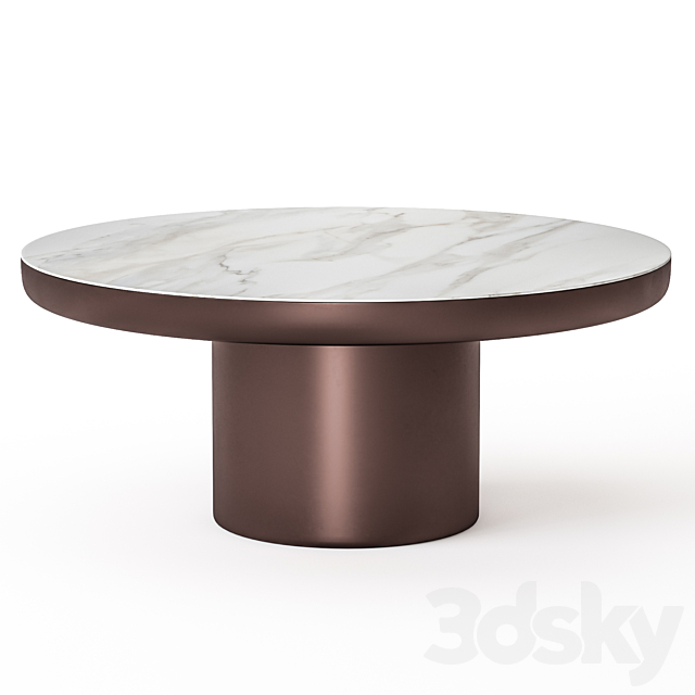 Minotti Brady coffee tables 3DS Max Model - thumbnail 5