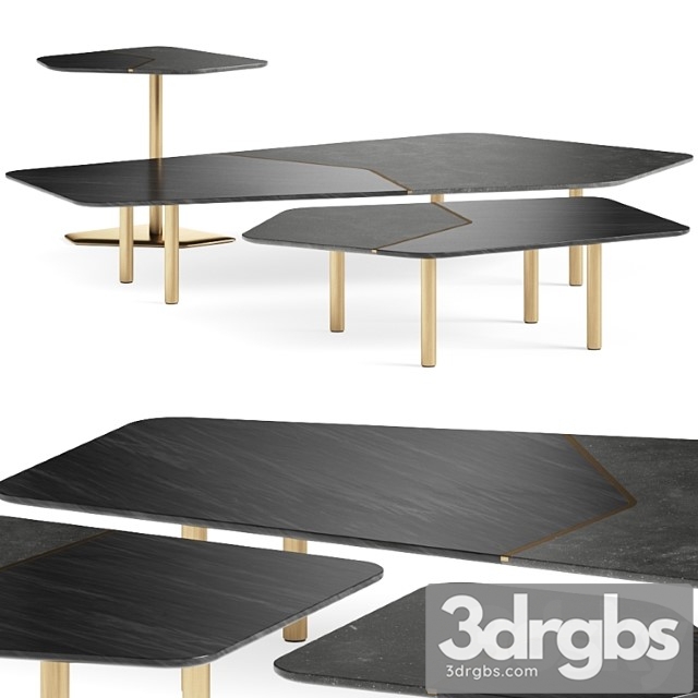 Minotti brink coffee tables - thumbnail 1