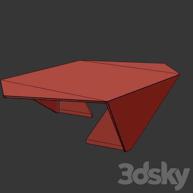 Minotti Carrara Coffee Table 3DSMax File - thumbnail 3