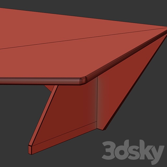 Minotti Carrara Coffee Table 3DSMax File - thumbnail 4