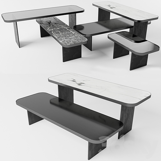 Minotti Clive Coffe Table 3DSMax File - thumbnail 1