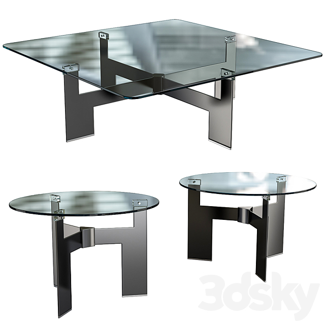 Minotti coffee table ?27 3DSMax File - thumbnail 1