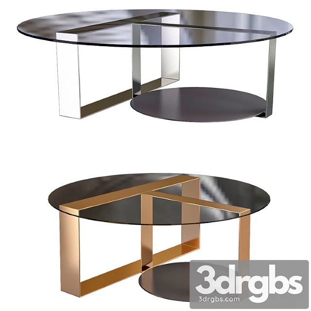 Minotti coffee table №19 2 3dsmax Download - thumbnail 1