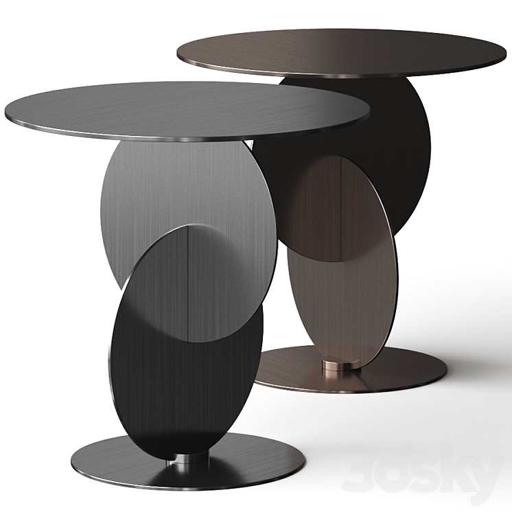 Minotti Divo Coffee Table 3DS Max - thumbnail 1