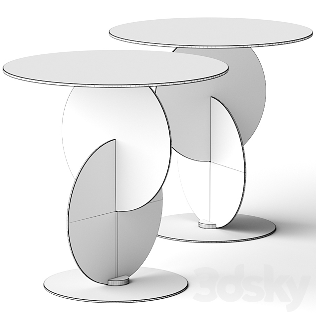 Minotti Divo Coffee Table 3DSMax File - thumbnail 2