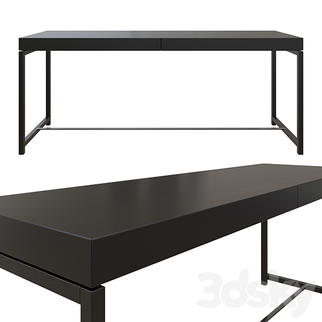 Minotti Fulton Writing Desk 3DSMax File - thumbnail 1