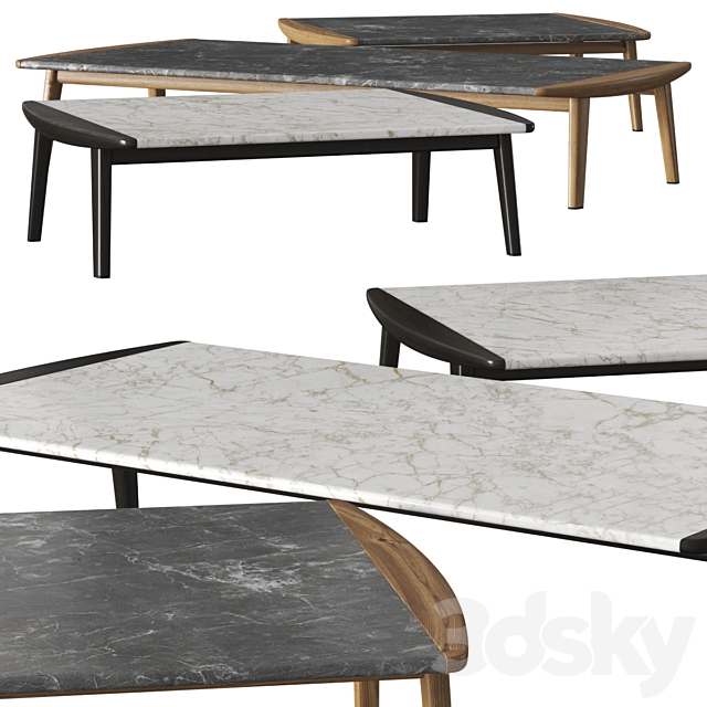 Minotti Fynn Coffee Tables & Outdoor 3DSMax File - thumbnail 1