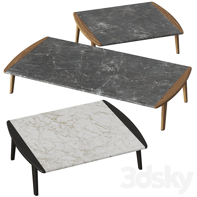 Minotti Fynn Coffee Tables & Outdoor 3DSMax File - thumbnail 2