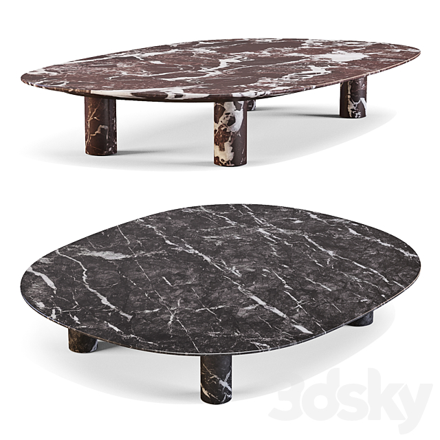 Minotti: Gladstone – Coffee Tables 3ds Max - thumbnail 1