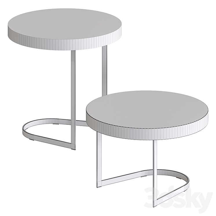 Minotti kay tables 3DS Max - thumbnail 2