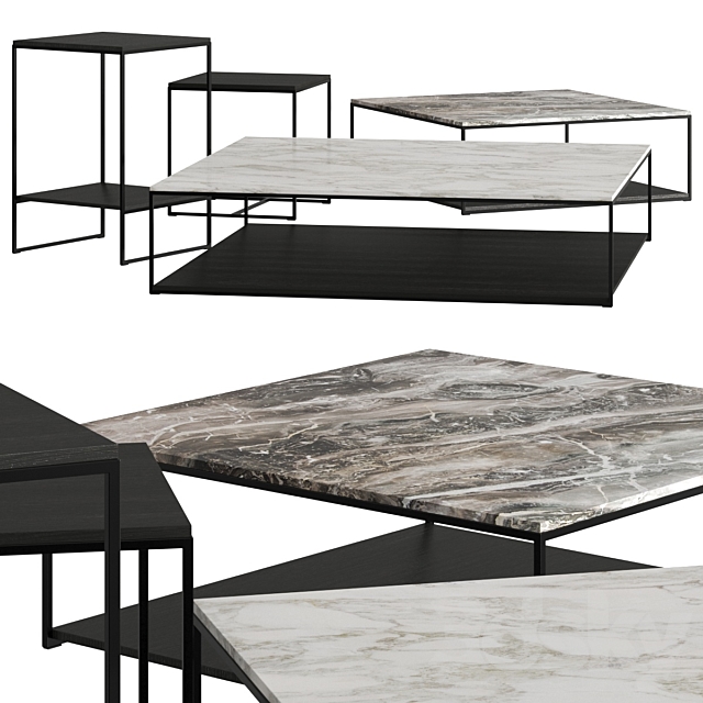 Minotti Liam Coffee Tables 3DSMax File - thumbnail 1