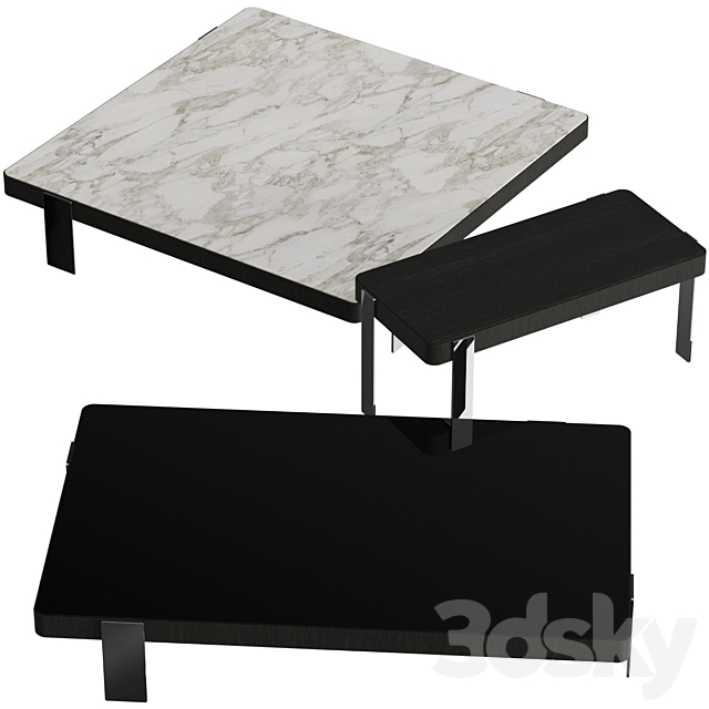 Minotti Mattia Coffee Tables 3DSMax File - thumbnail 2