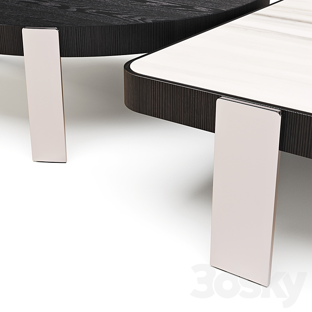 Minotti: Mattia – Coffee Tables Set 01 3DSMax File - thumbnail 3