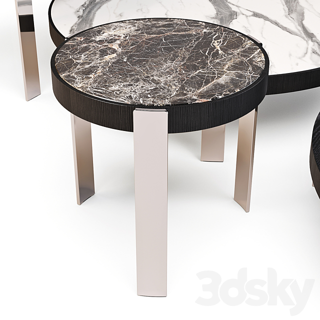 Minotti: Mattia – Coffee Tables Set 03 3DSMax File - thumbnail 3