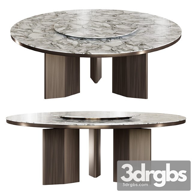 Minotti morgan marble dining table - thumbnail 1