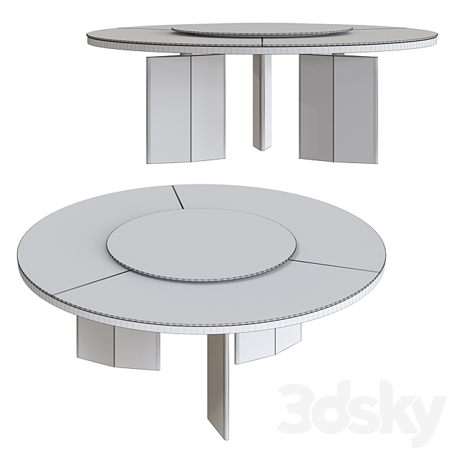 Minotti Morgan Round Table 3DSMax File - thumbnail 2