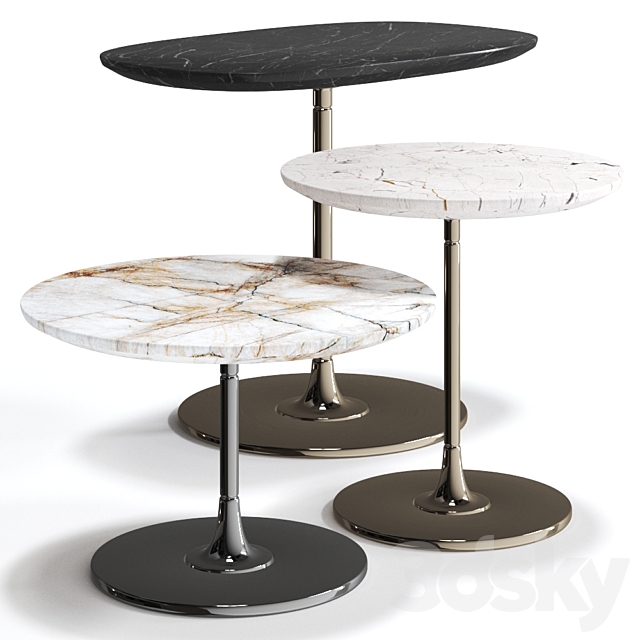 Minotti OLIVER LOUNGE table Designer Rodolfo Dordoni Collection Oliver 3DSMax File - thumbnail 1