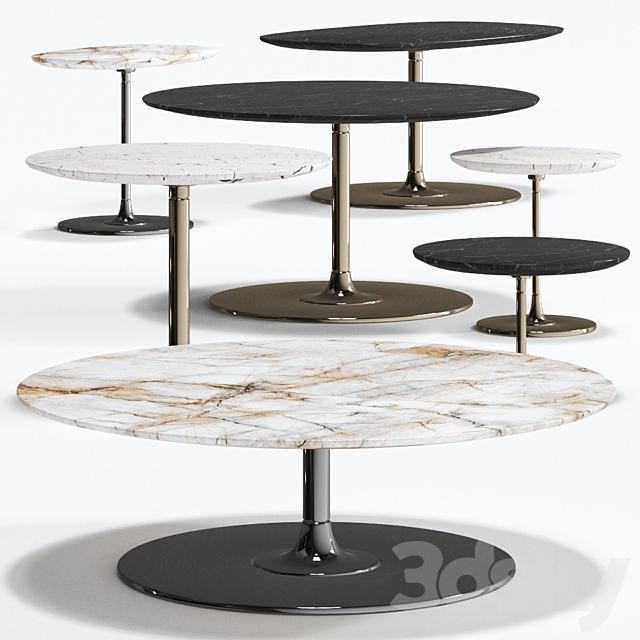 Minotti OLIVER LOUNGE table Designer Rodolfo Dordoni Collection Oliver 3DSMax File - thumbnail 2