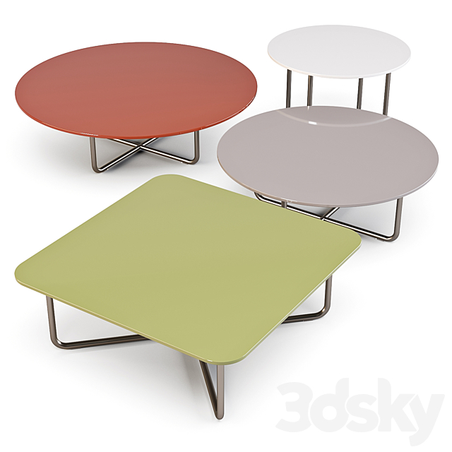 Minotti: Sunray Meg – Coffee Tables 3DSMax File - thumbnail 2